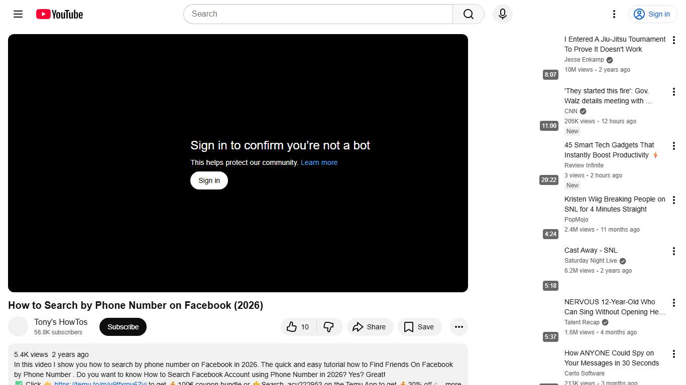 How to Search by Phone Number on Facebook (2026) - YouTube