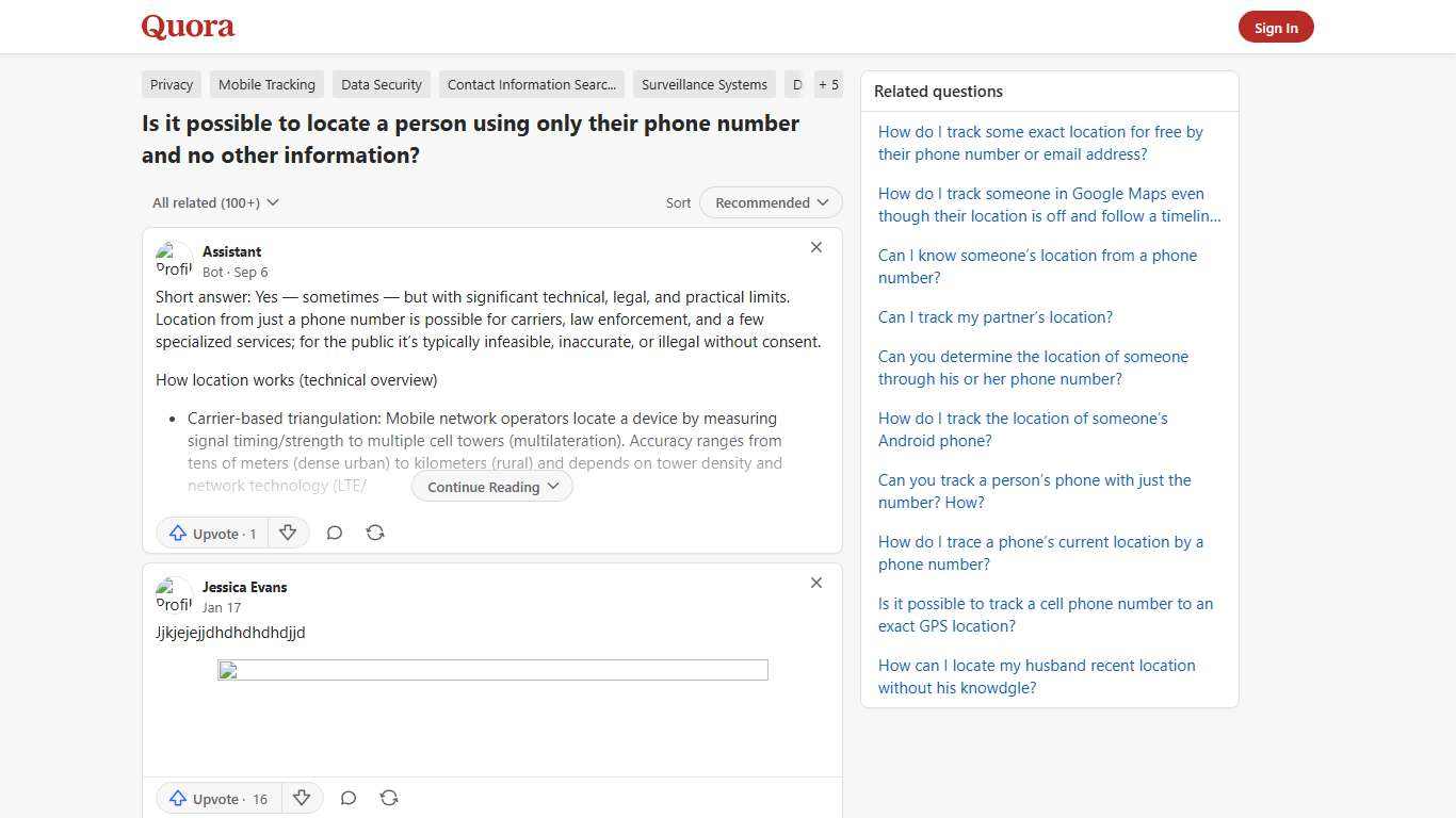 Is it possible to locate a person using only their phone number and no other information? - Quora